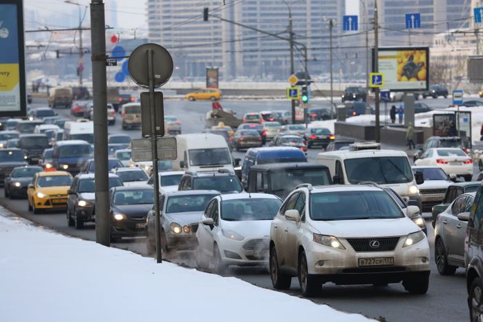 Автомобильное движение в Москве