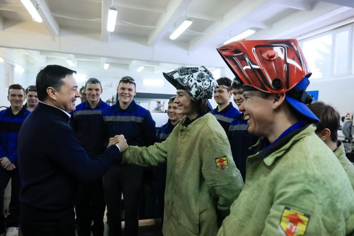 Посещение Губернатором Павлово-Посадского Техникума