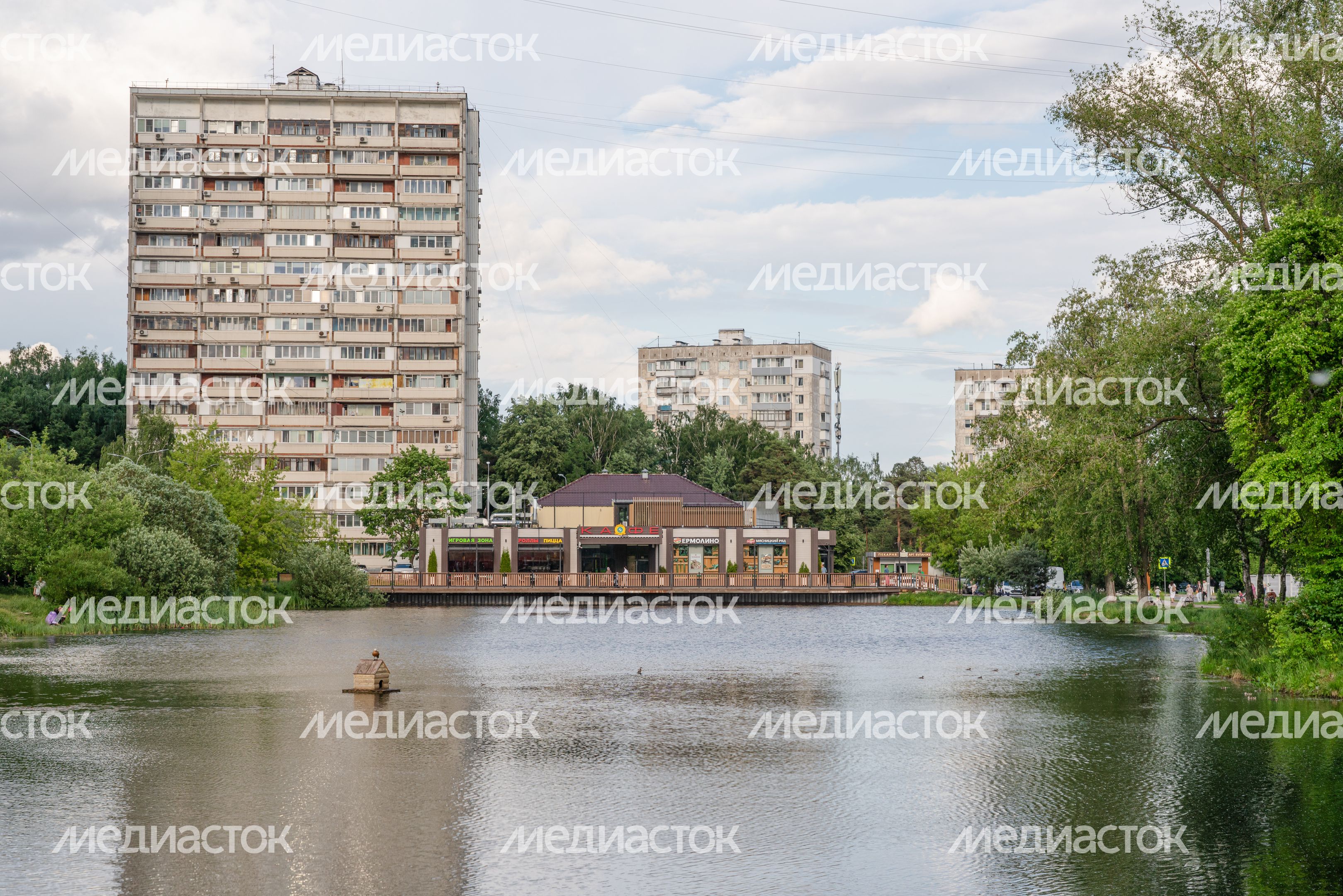 Благоустройство Комсомольского пруда в Одинцово