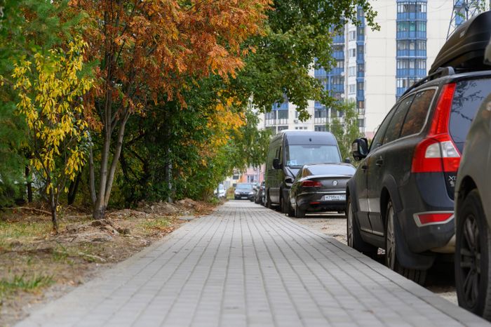 Благоустройство двора в Балашихе на улице Свердлова