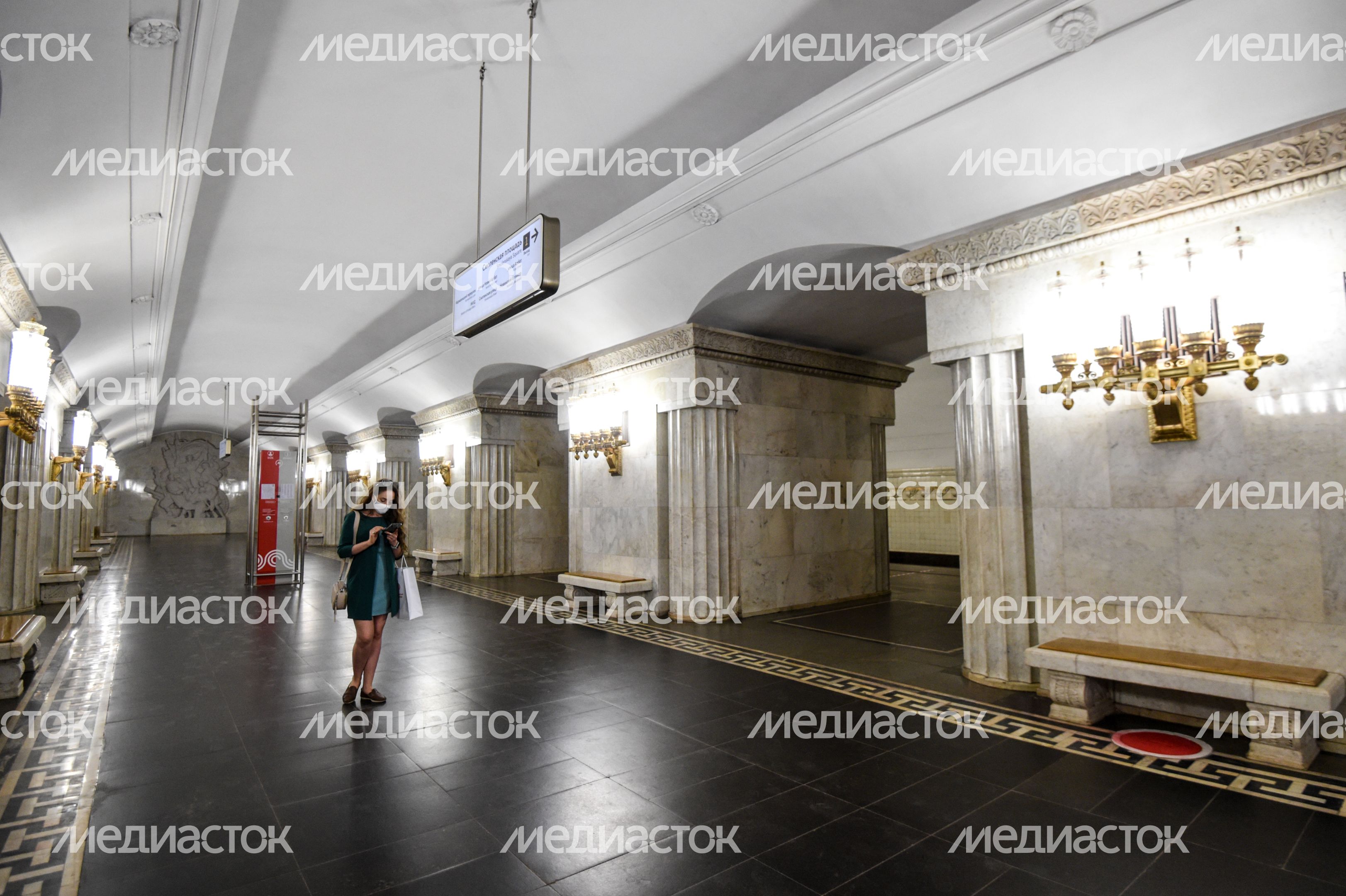 Открытие станции «Смоленская» Арбатско‑Покровской линии метро после реконструкции