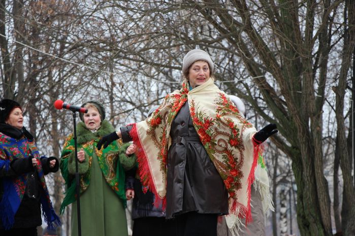 Празднование Масленицы в Долгопрудном