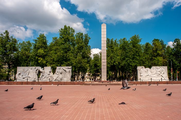Весенние виды города Подольск