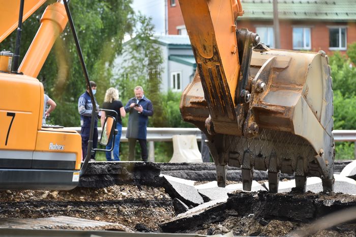 Последствия прорыва дамбы в Рузе