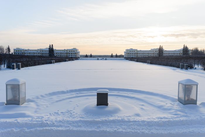 Красногорск. Усадьба «Архангельское». Зима