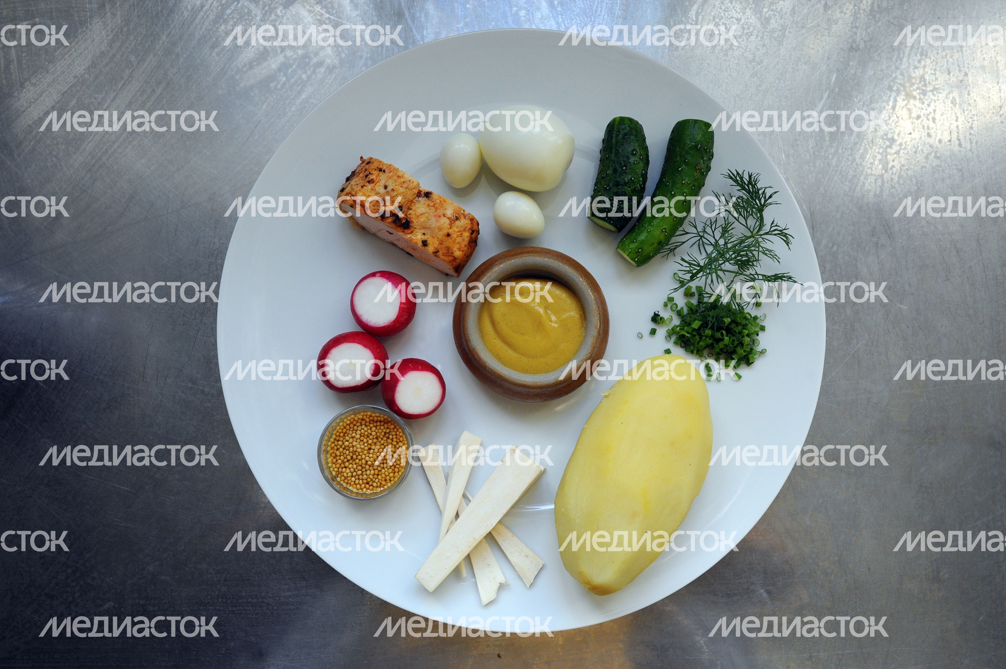 Приготовление окрошки