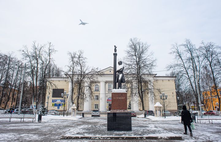 Зимние виды города Щелково