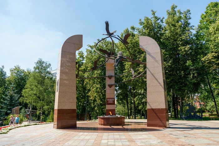 Аллея Славы в городе Видное Ленинского округа