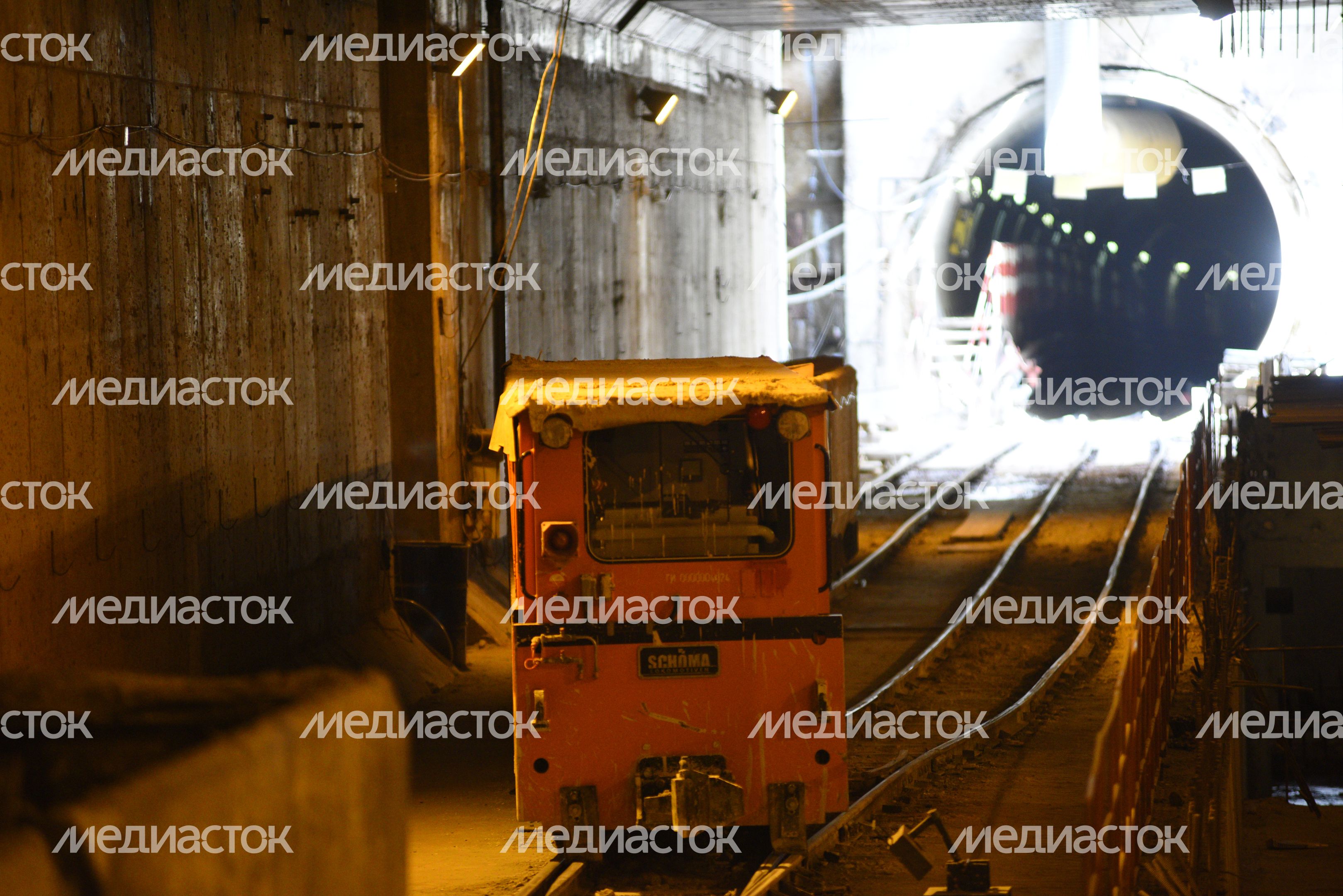 Строительство станции Московского метрополитена «Петровский парк»