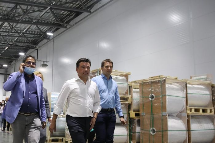 Встреча Губернатора Подмосковья с управляющим директором «Uflex Group» Ашоком Чатурведи