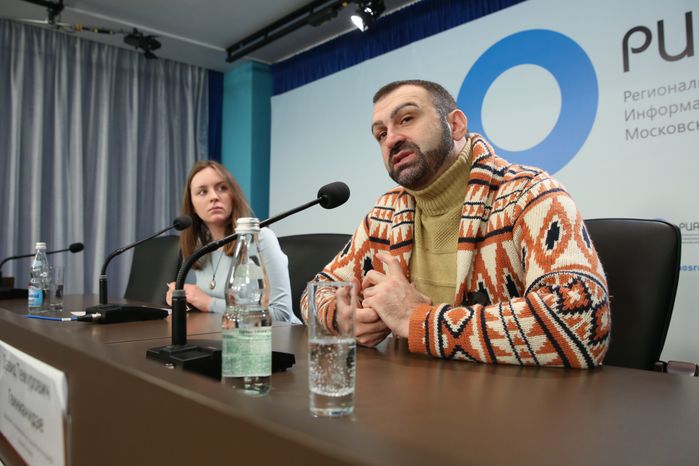 Пресс-конференция Давида Гвинианидзе в РИАМО