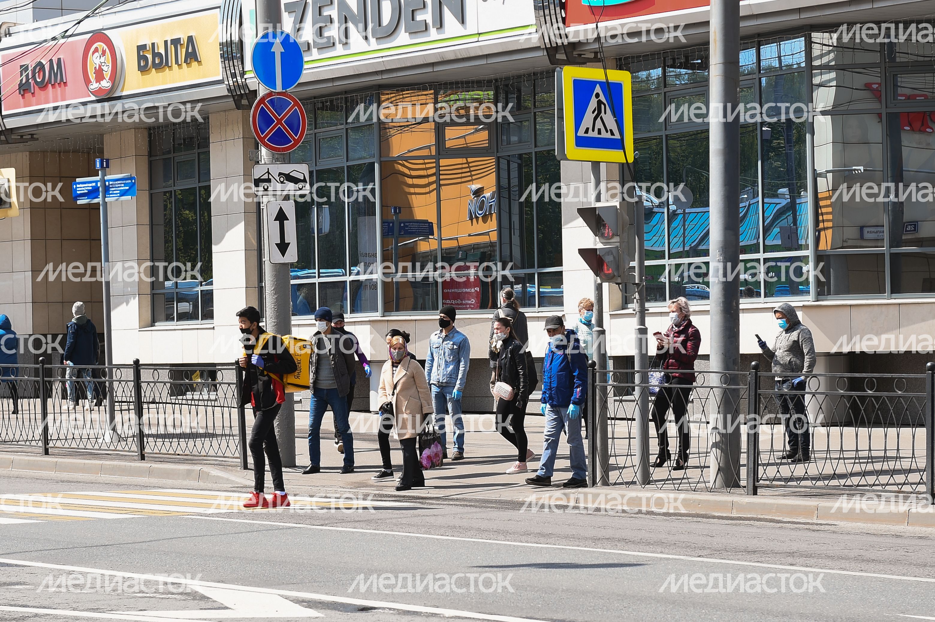 Московский регион во время «масочного режима» в связи с угрозой распространения коронавируса