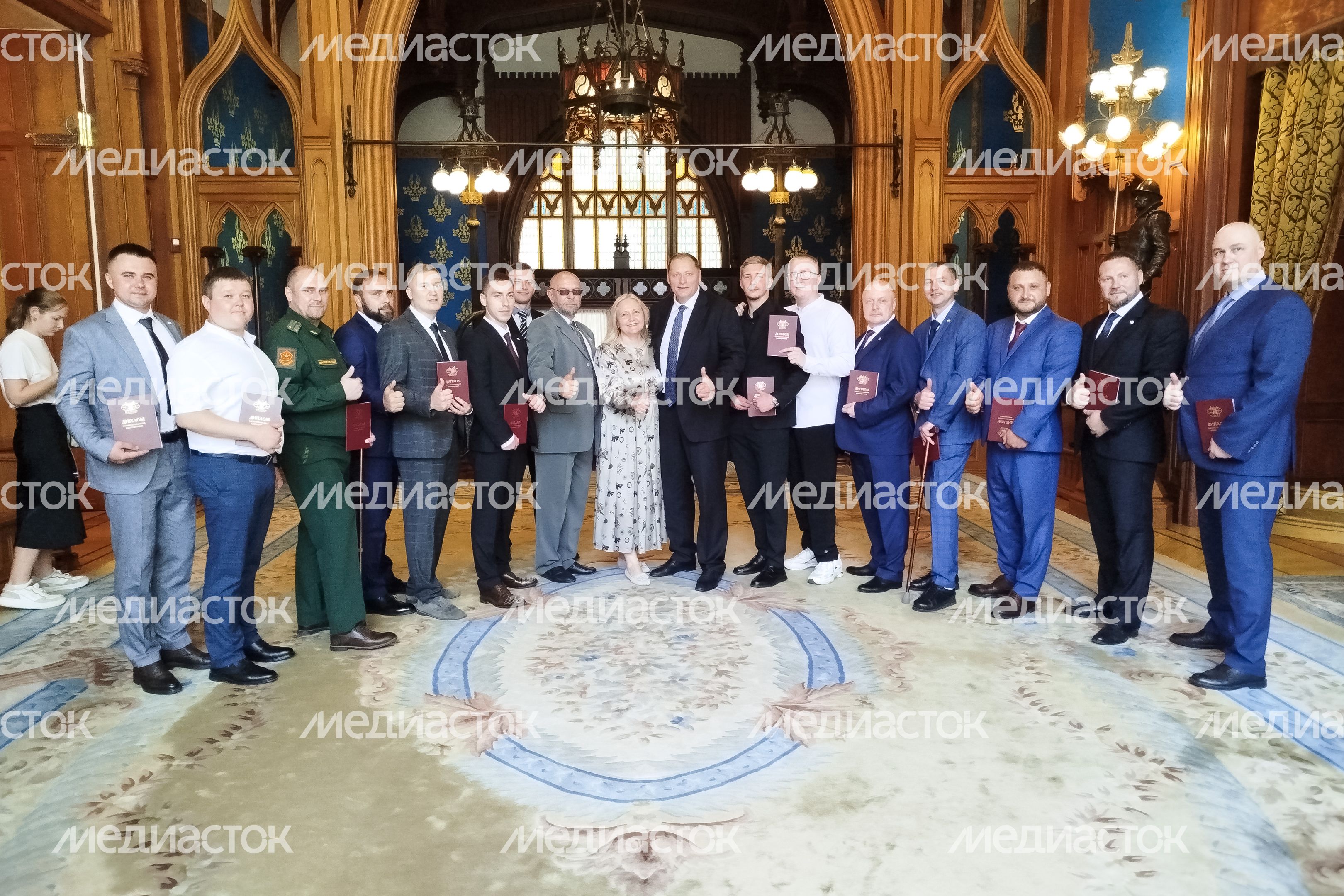 Церемония вручения дипломов ветеранам СВО