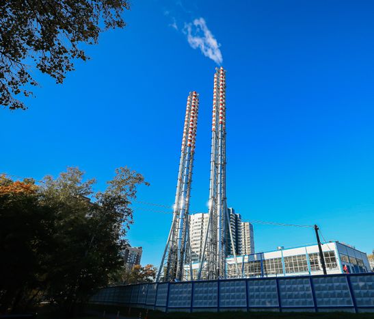 Осмотр новой котельной и реконструируемого участка теплосети в Королеве Губернатором Подмосковья