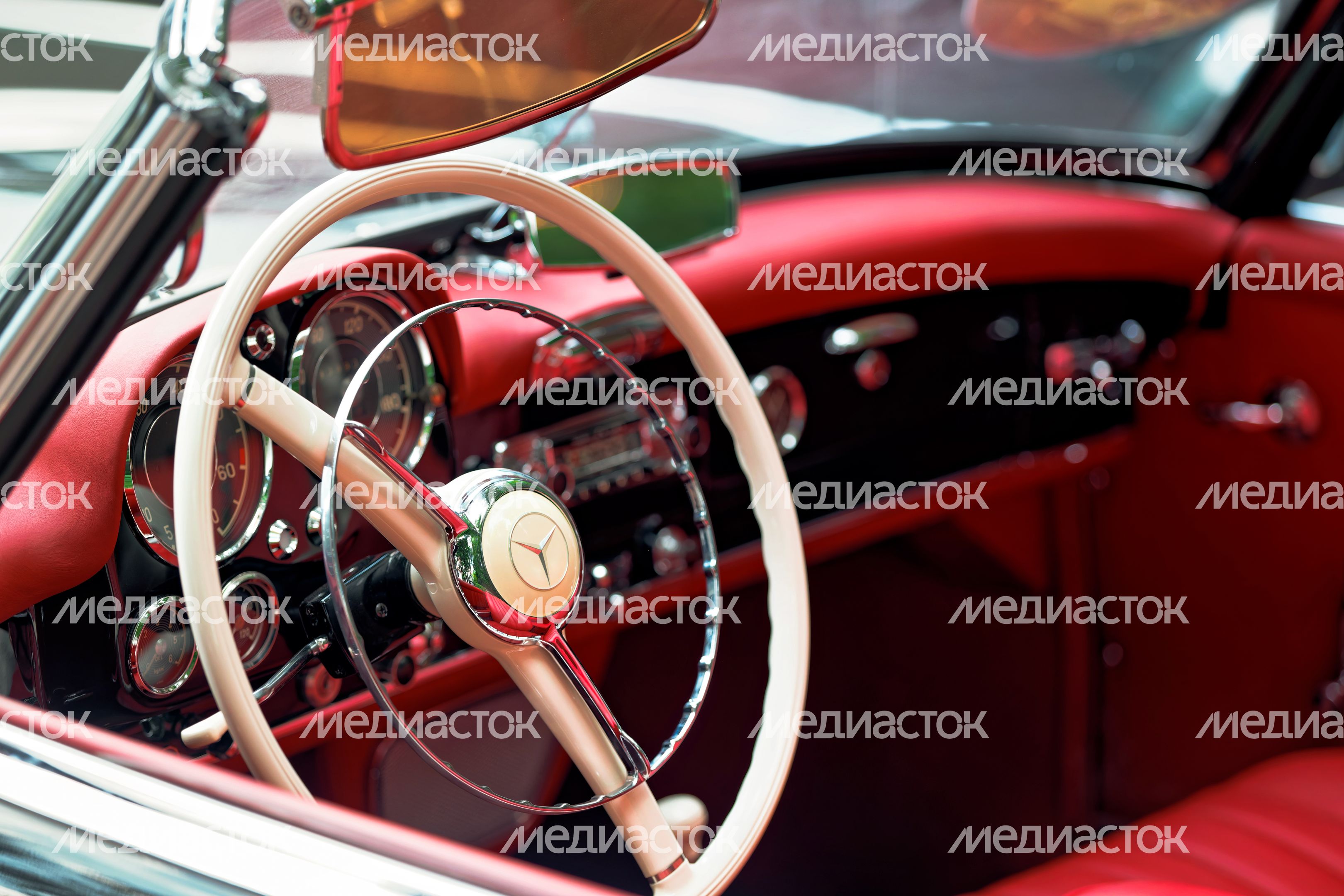 Ретроавтомобили и суперкары на автофестивале «Автовыходные в Архангельском» в округе Красногорск