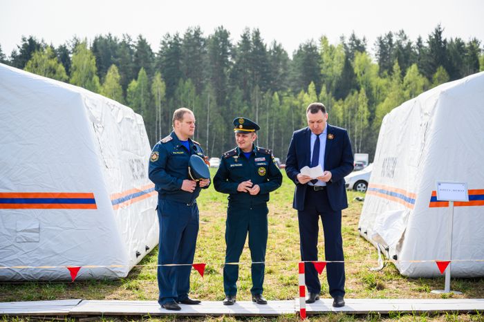 Командно-штабные учения по тушению пожаров в Богородском городском округе