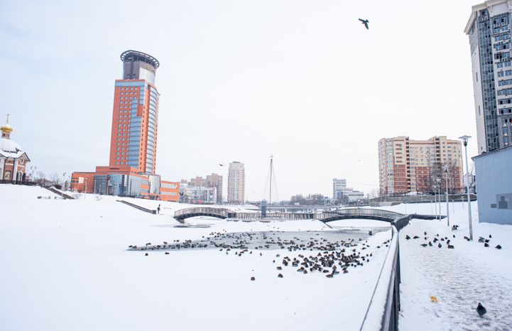 Зимние виды города Щелково