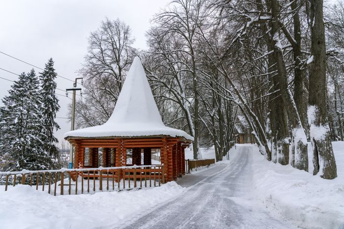 Смотровая площадка парка «Городок» в Рузе