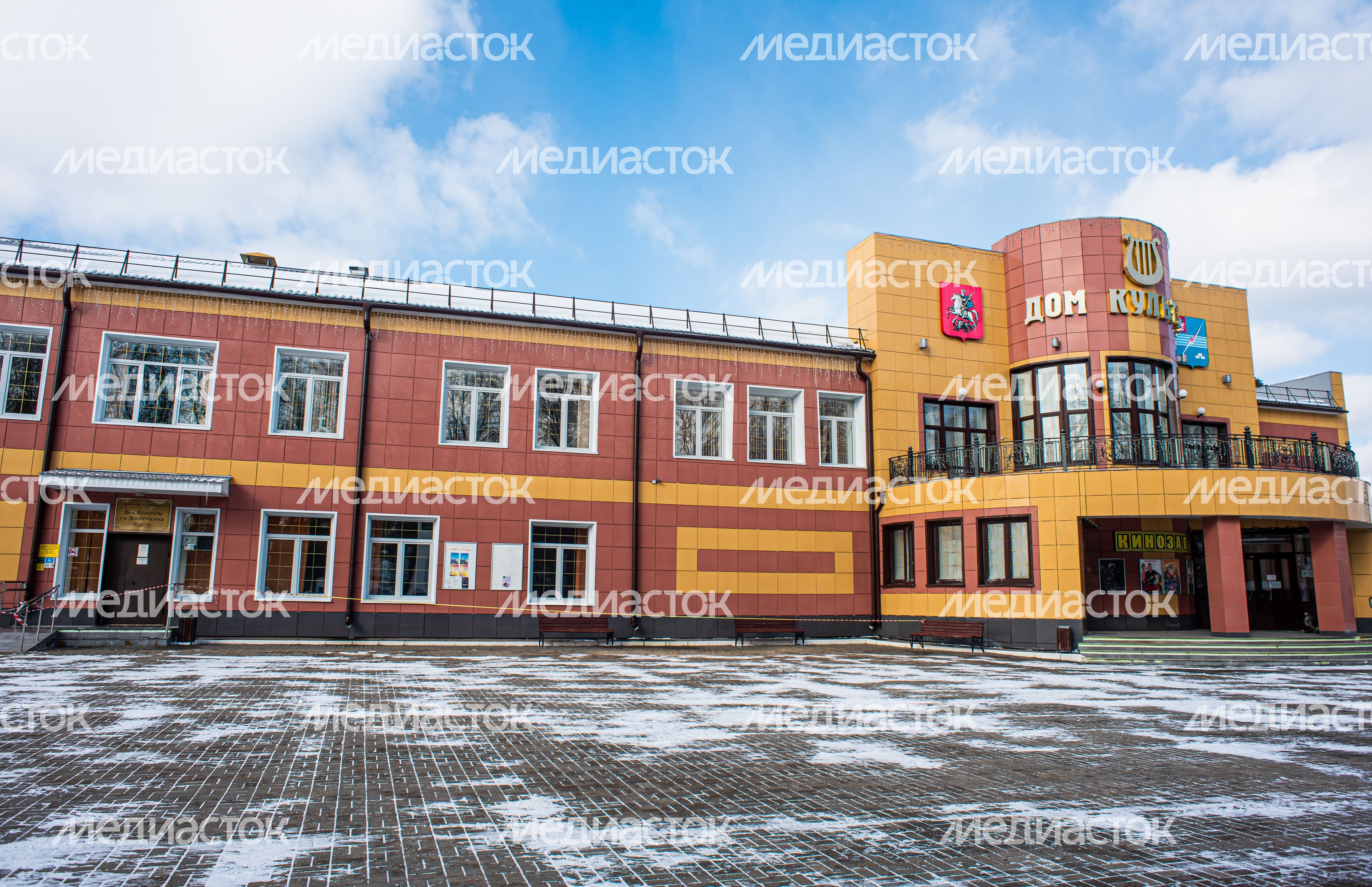 Зимние виды города Электрогорск
