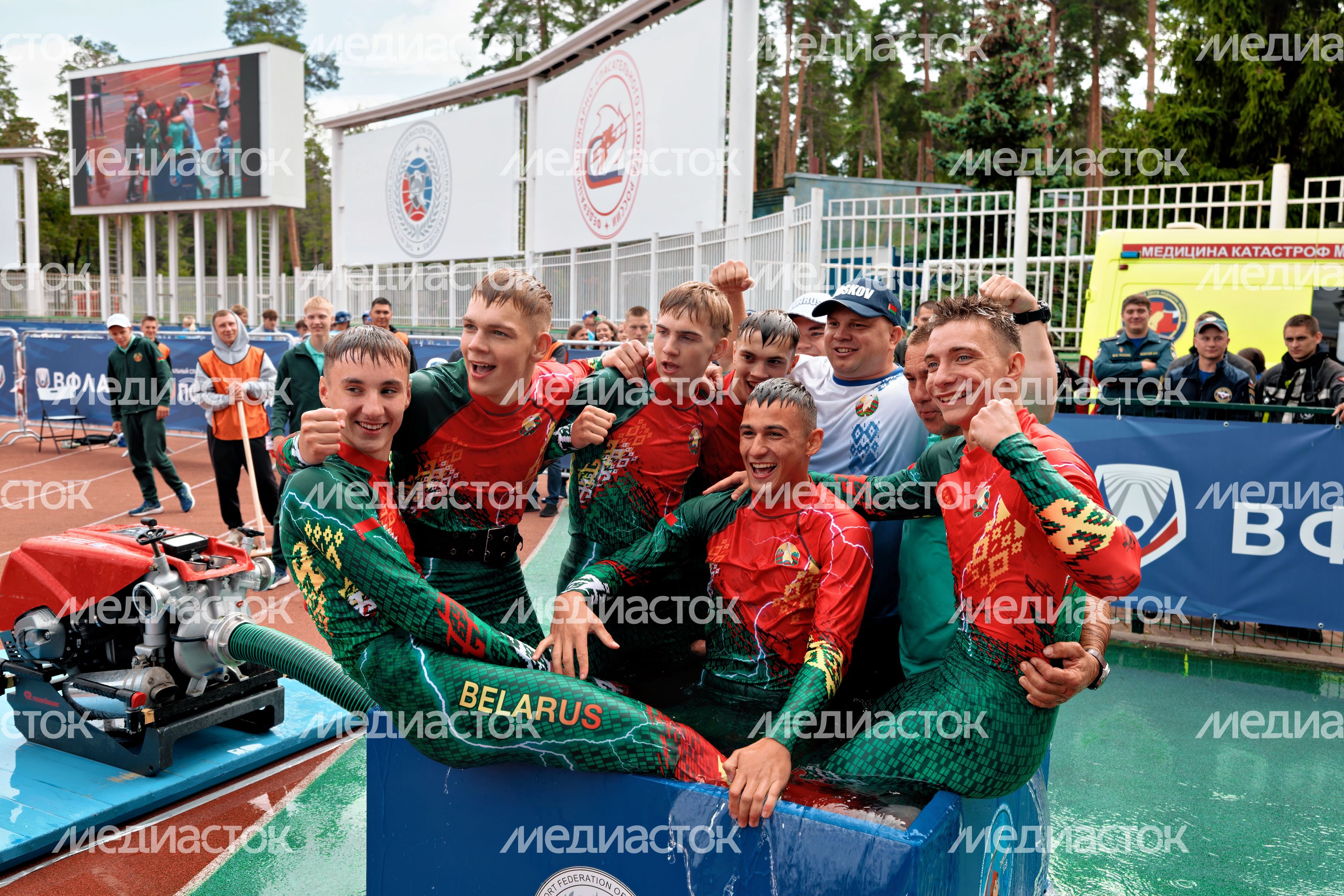 Юношеская сборная Беларуси победила в общем зачете на XI Чемпионате мира по пожарно-спасательному спорту Юношеская сборная Беларуси победила в общем зачете на XI Чемпионате мира по пожарно-спасательному спорту