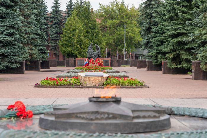 Аллея памяти в Клину
