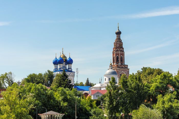 Летние виды города Бронницы