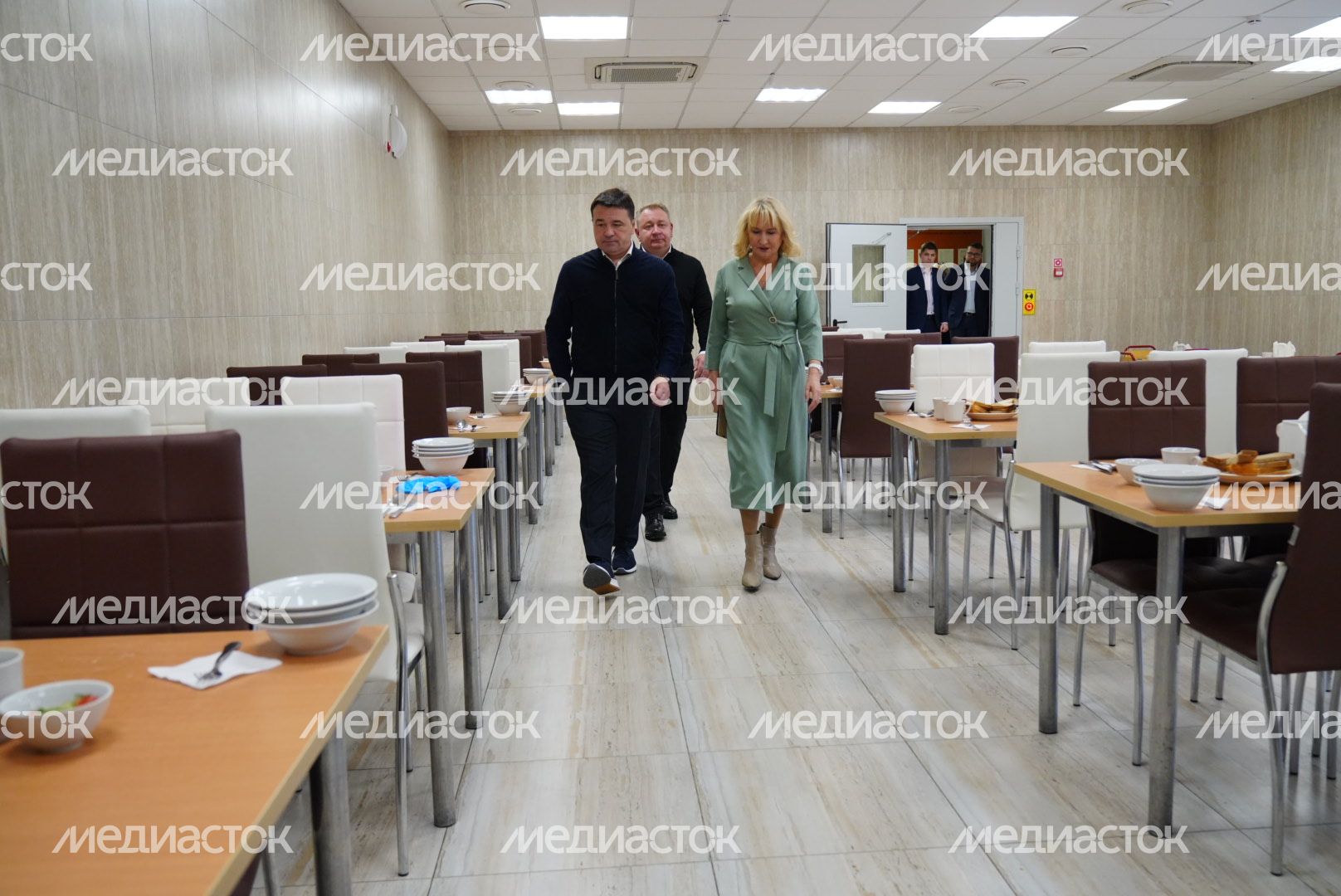 Посещение интерната для обучения слепоглухих детей и молодых инвалидов в Сергиево-Посадском округе Губернатором Подмосковья
