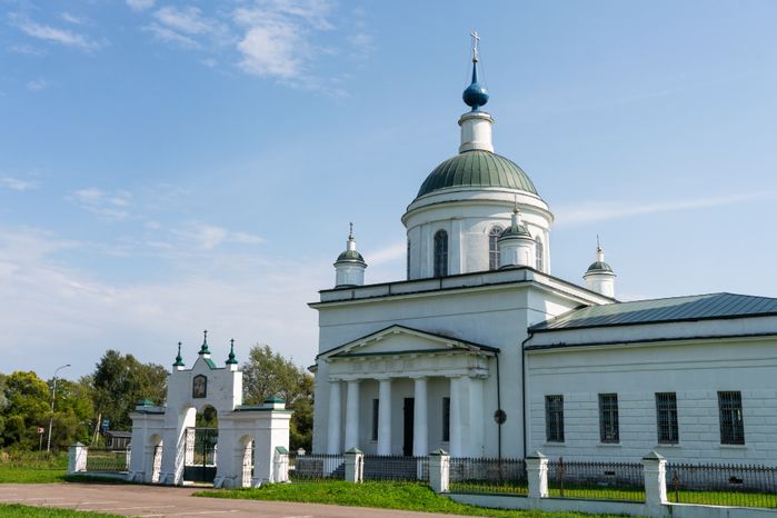 Храм Вознесения Господня в селе Борщево округа Клин