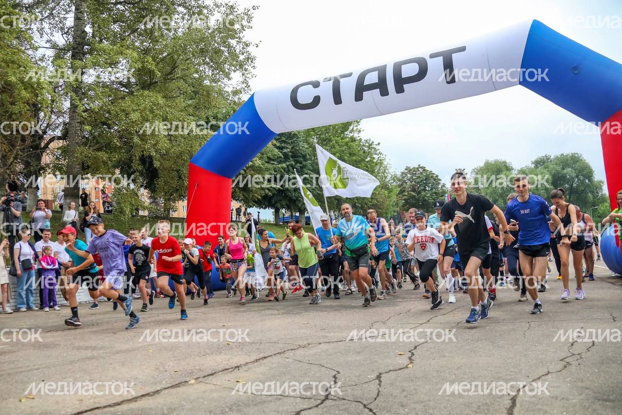 Забег в Раменском городском парке