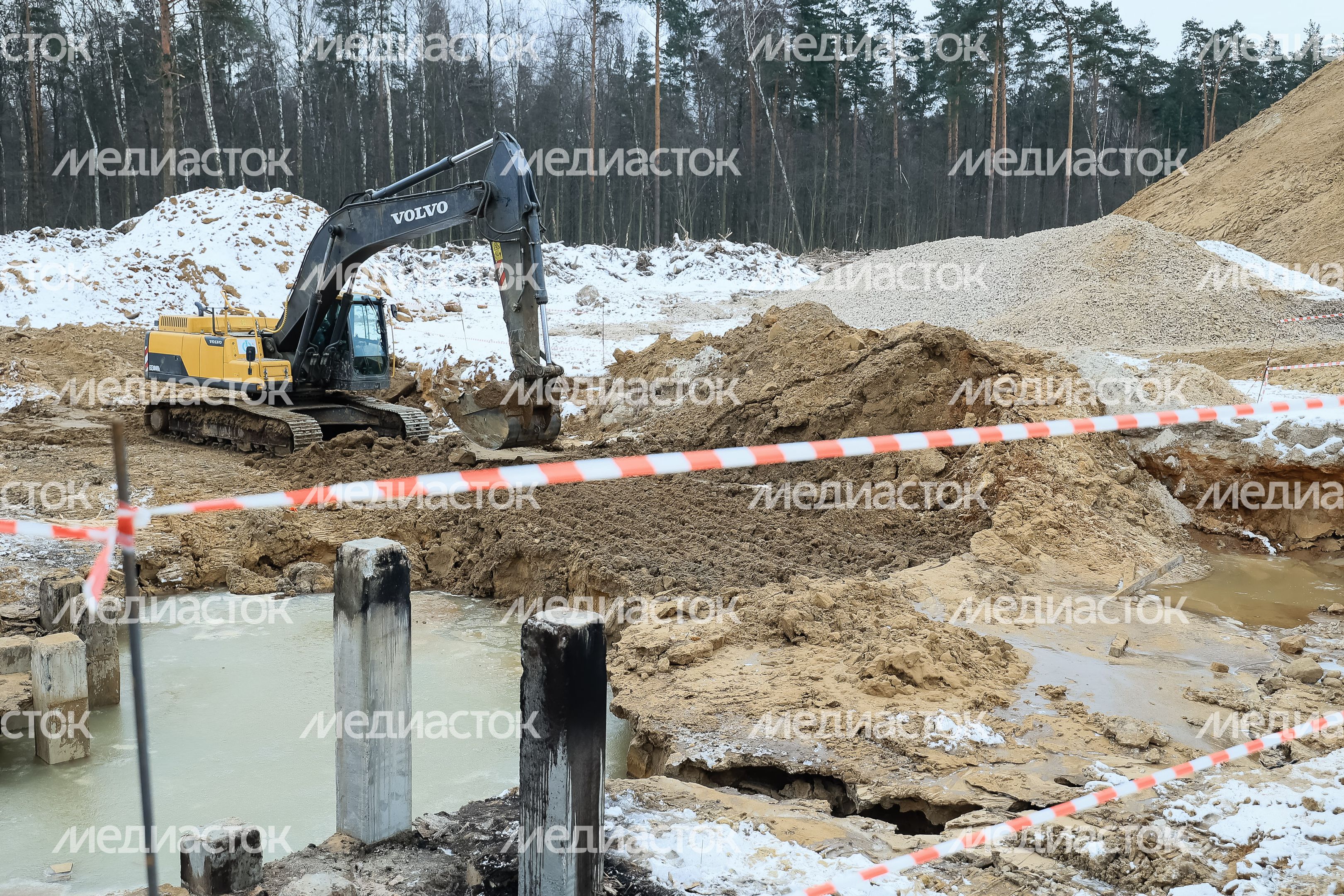 Проверка хода строительства Южно-Лыткаринской автодороги (ЮЛА) Губернатором Подмосковья