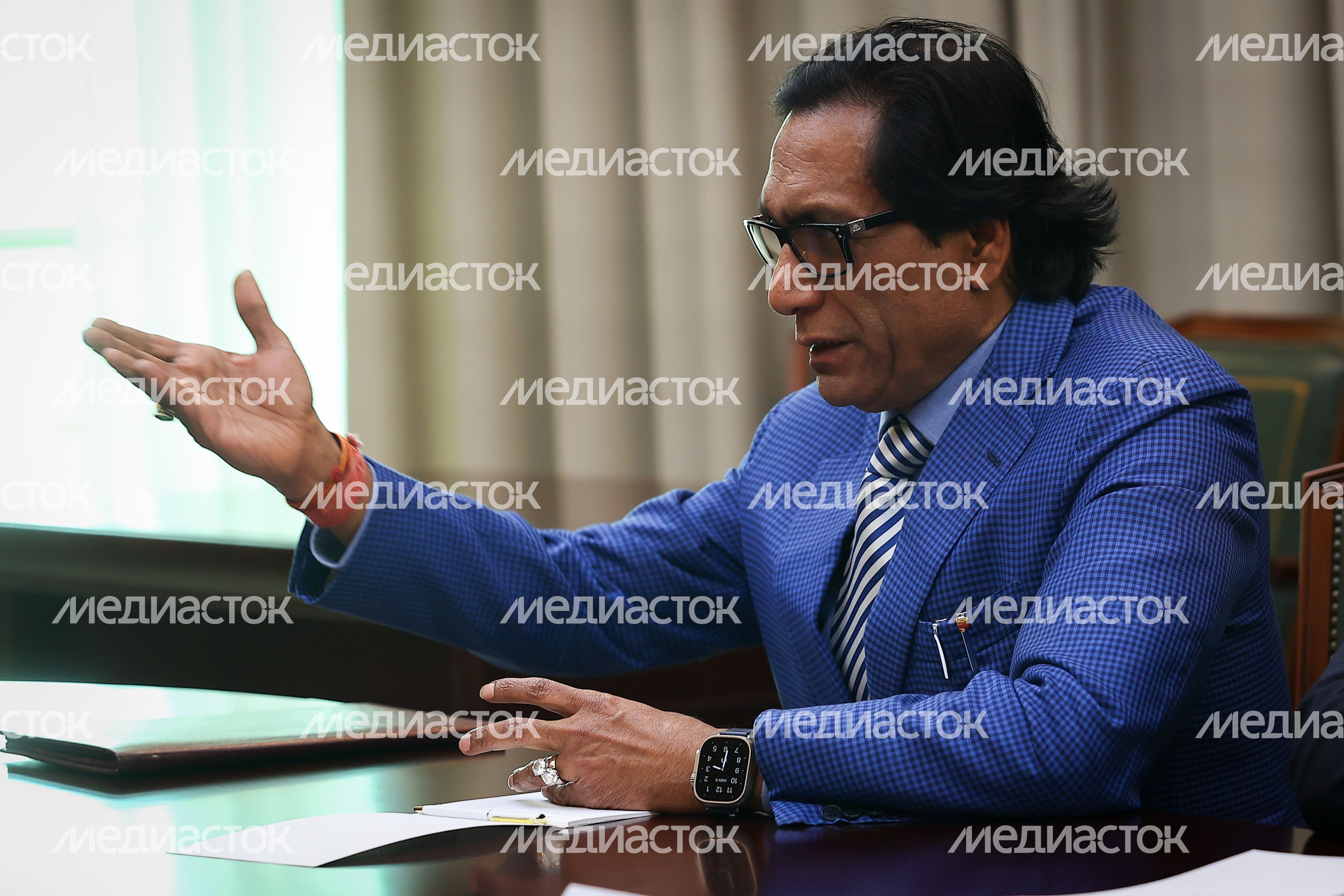 Встреча Губернатора Подмосковья с управляющим директором «Uflex Group» Ашоком Чатурведи