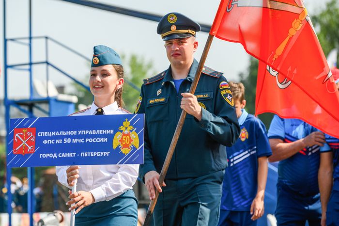 Соревнования по пожарно-спасательному спорту среди специальных управлений МЧС России
