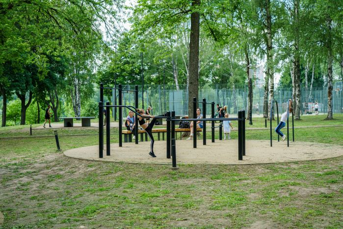 Раменский городской парк культуры и отдыха летом