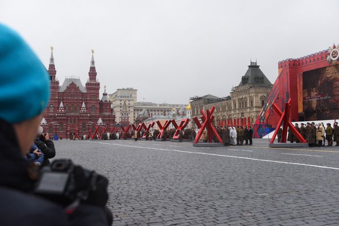 Торжественный марш в честь 78-ой годовщины военного парада 7 ноября 1941 года
