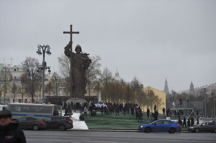 Памятник князю Владимиру в Москве