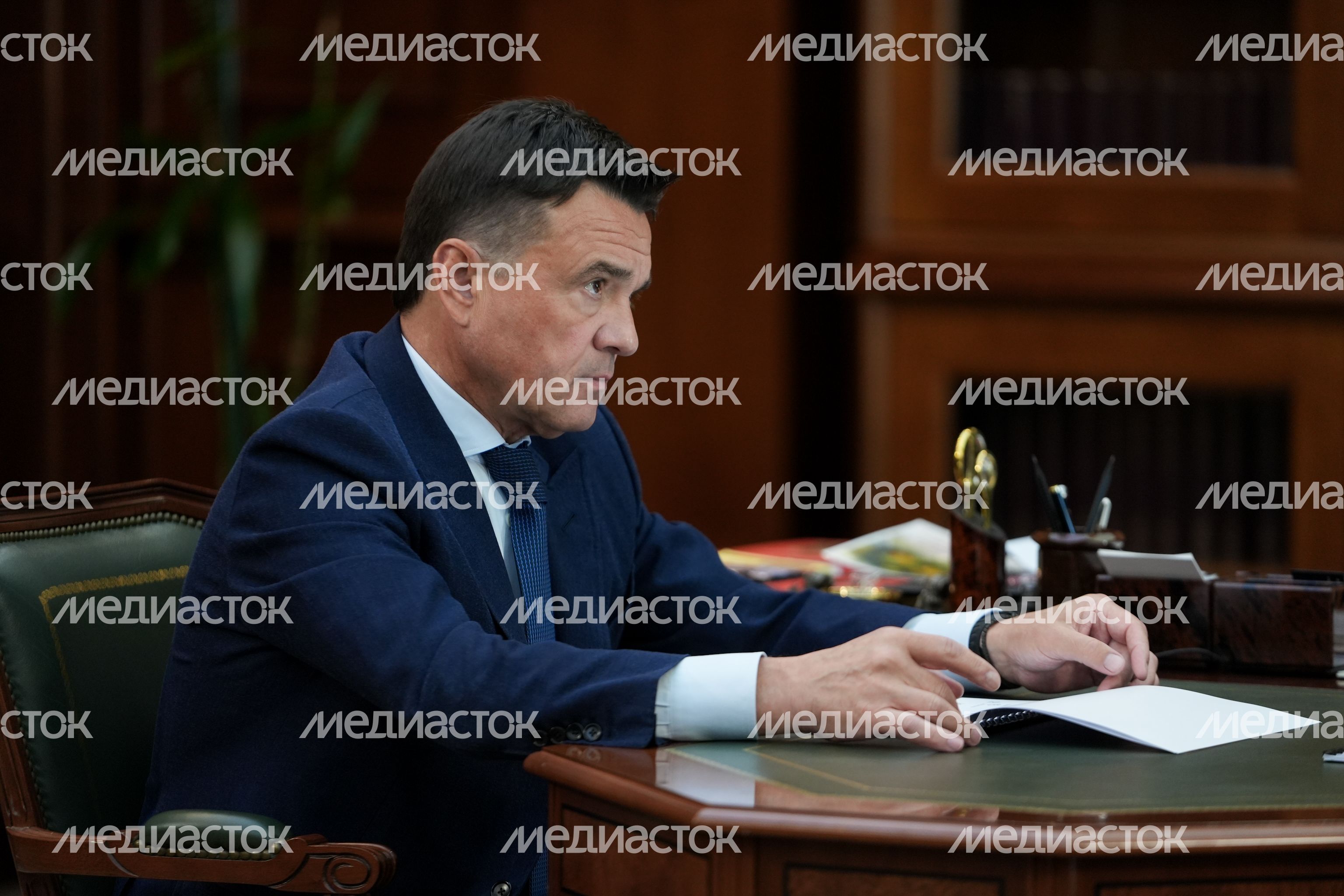 Рабочая встреча Андрея Воробьева с главой городского округа Химки Инной Федотовой