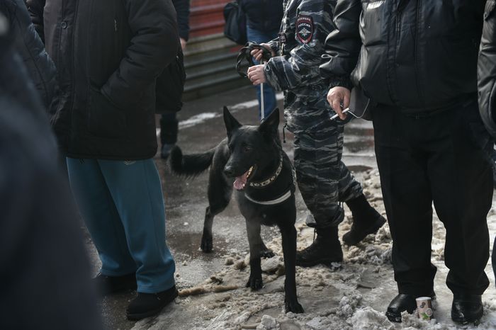 Работа Полции на Казанском вокзале