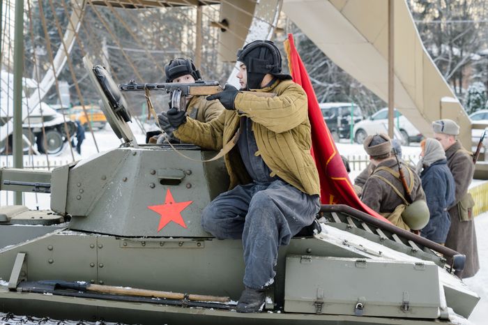 Мытищи. Военно-историческая реконструкция «Разгром немецких войск под Москвой»
