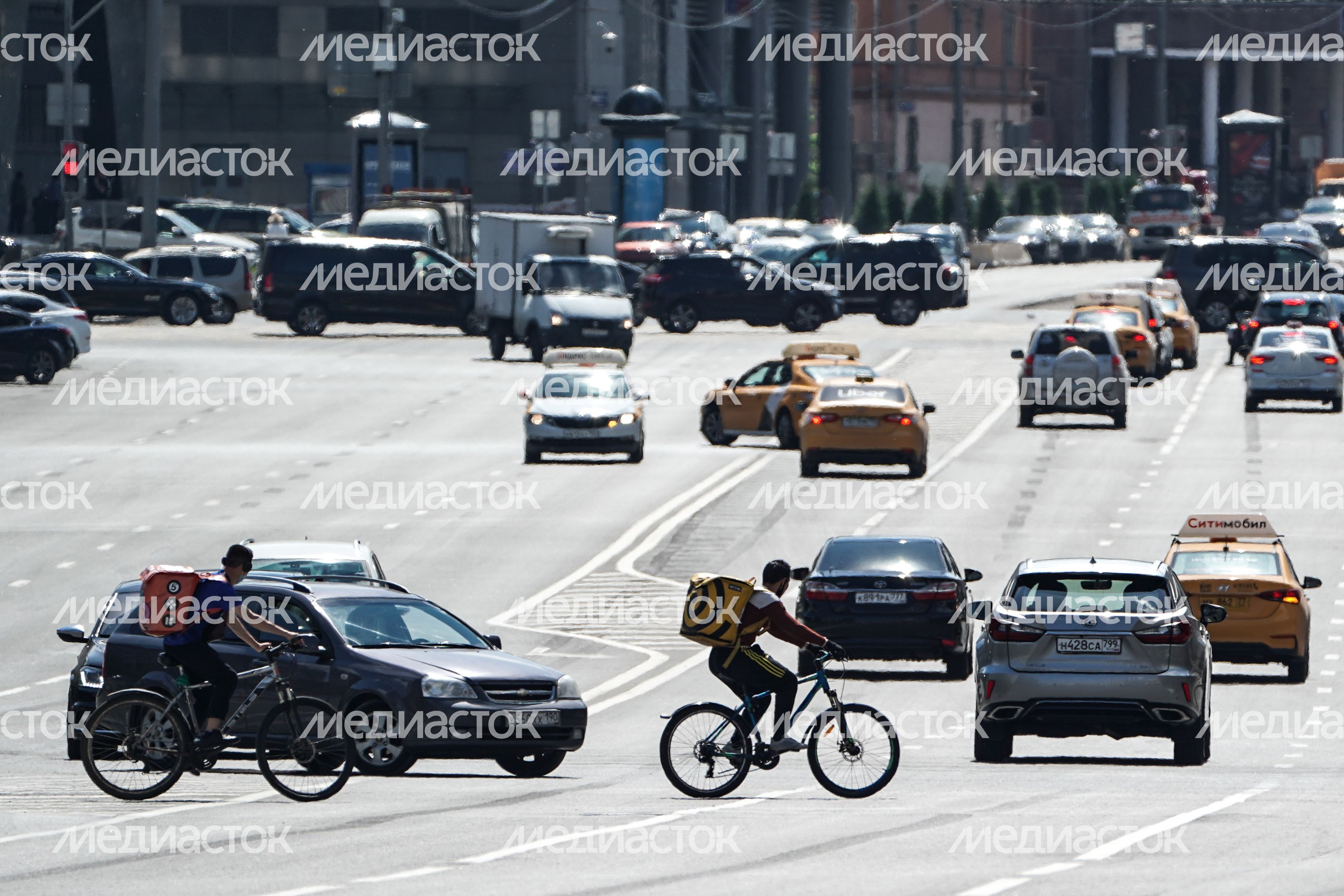 Автомобильное движение в Москве