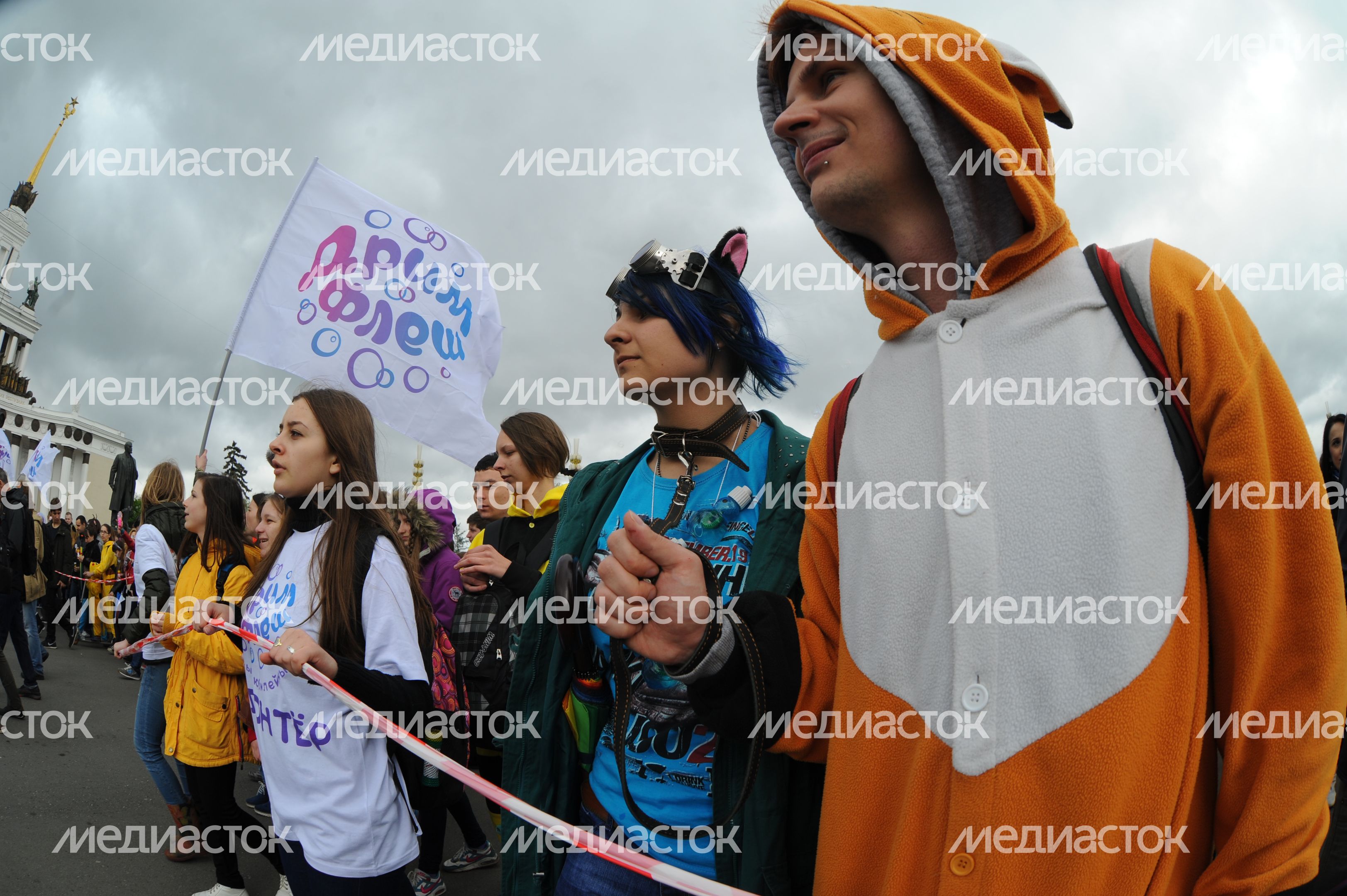Парад мыльных пузырей «Дримфлеш» в Москве