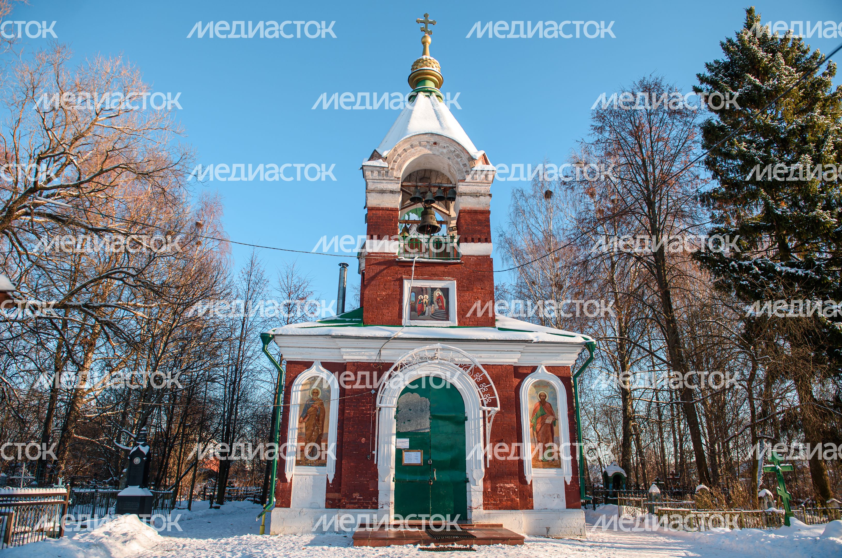 Зимние виды города Калязин