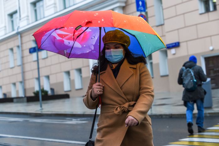 Дождливая погода в Москве