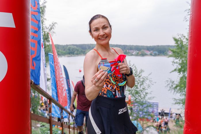Заплыв на открытой воде Swimcup на Кореневском карьере в Люберцах