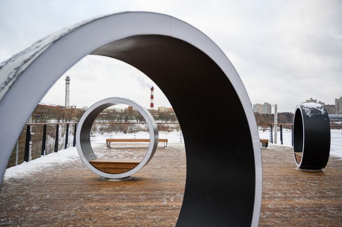 Раменский городской парк в новогодние праздники