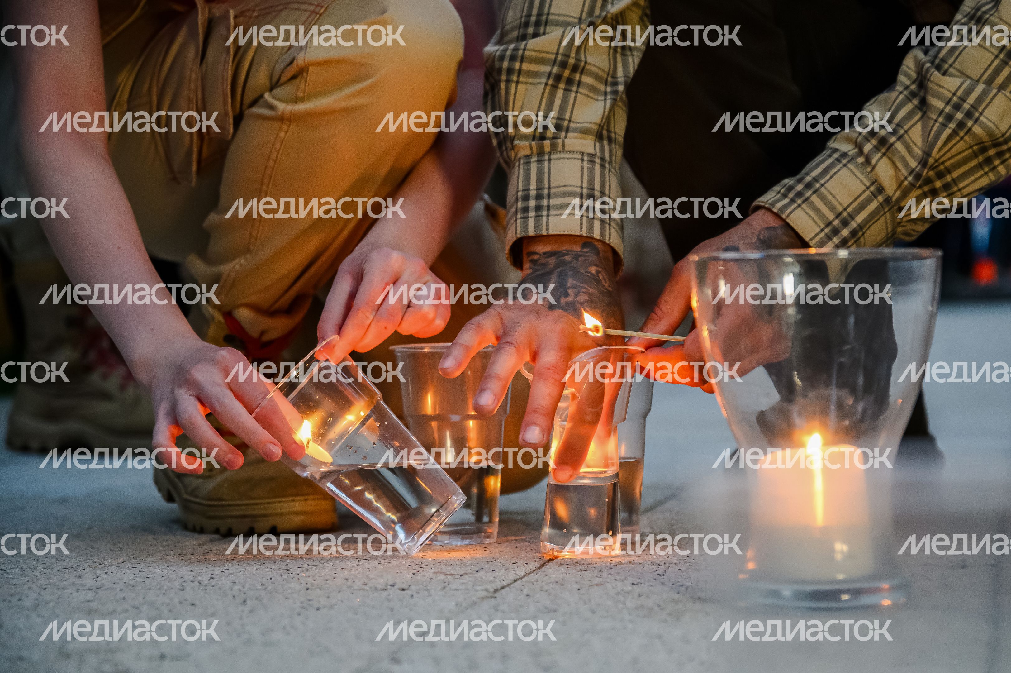 Всероссийская акция "Свеча памяти" в Балашихе