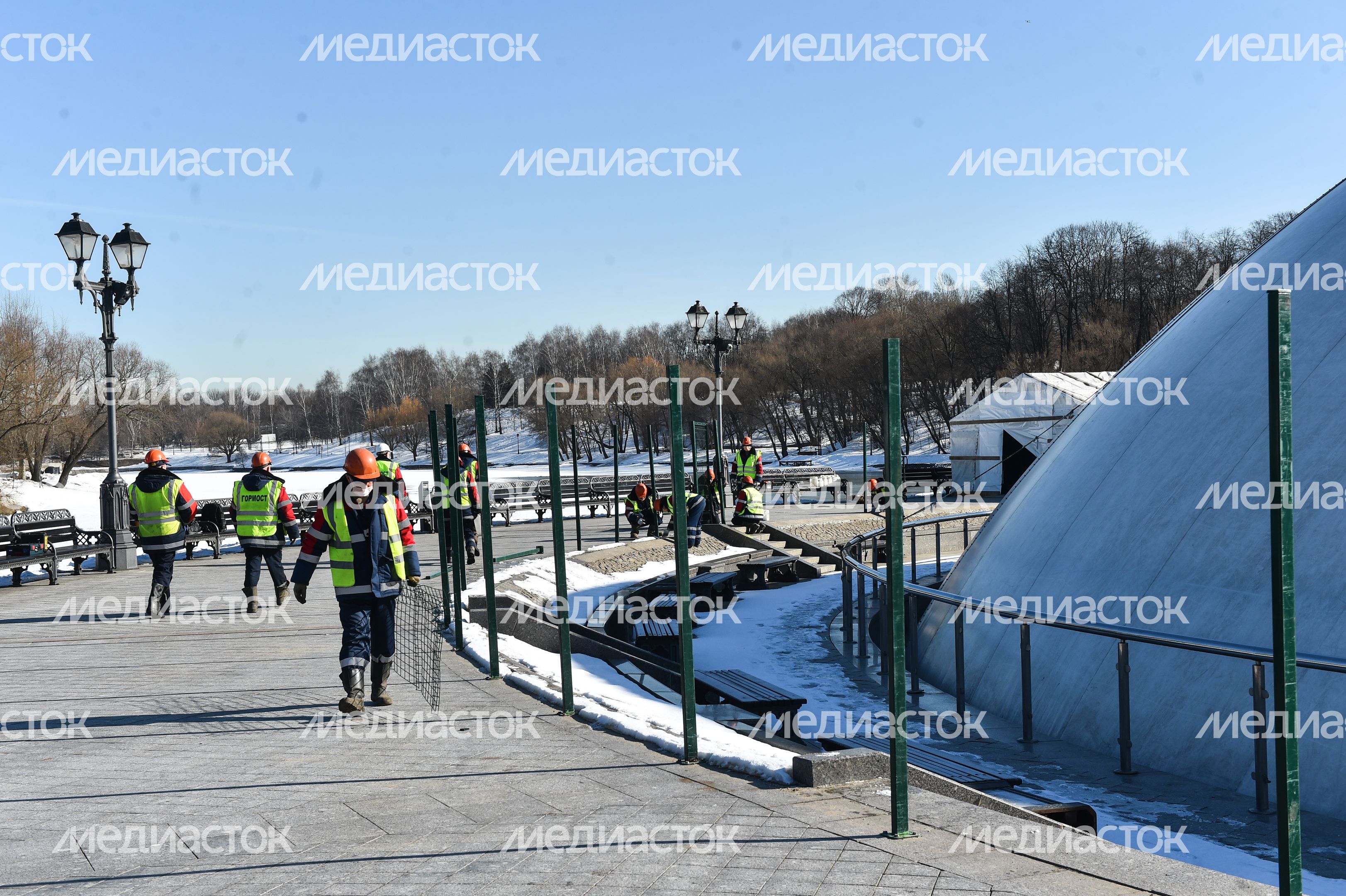 Расконсервация музыкального фонтана в музее-заповеднике «Царицыно»