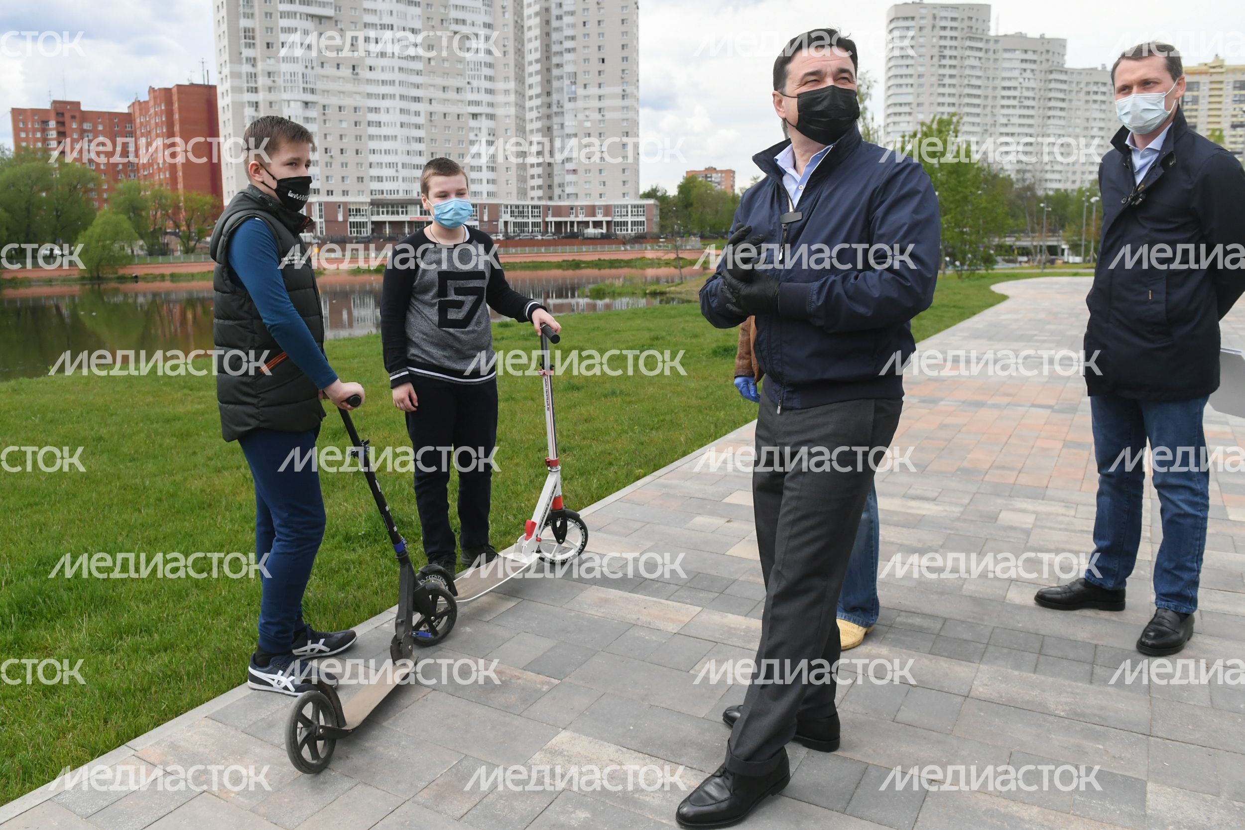 Рабочий визит губернатора Подмосковья в Пушкинский городской округ