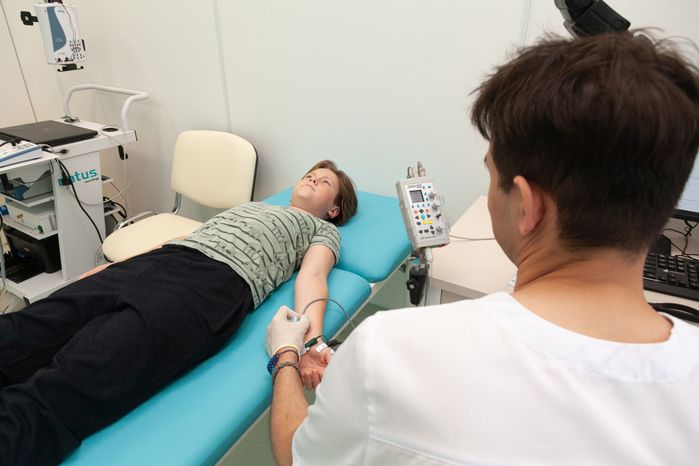 Электронейромиография в отделении функциональной диагностики в Детском клиническом центре им. Л.М. Рошаля
