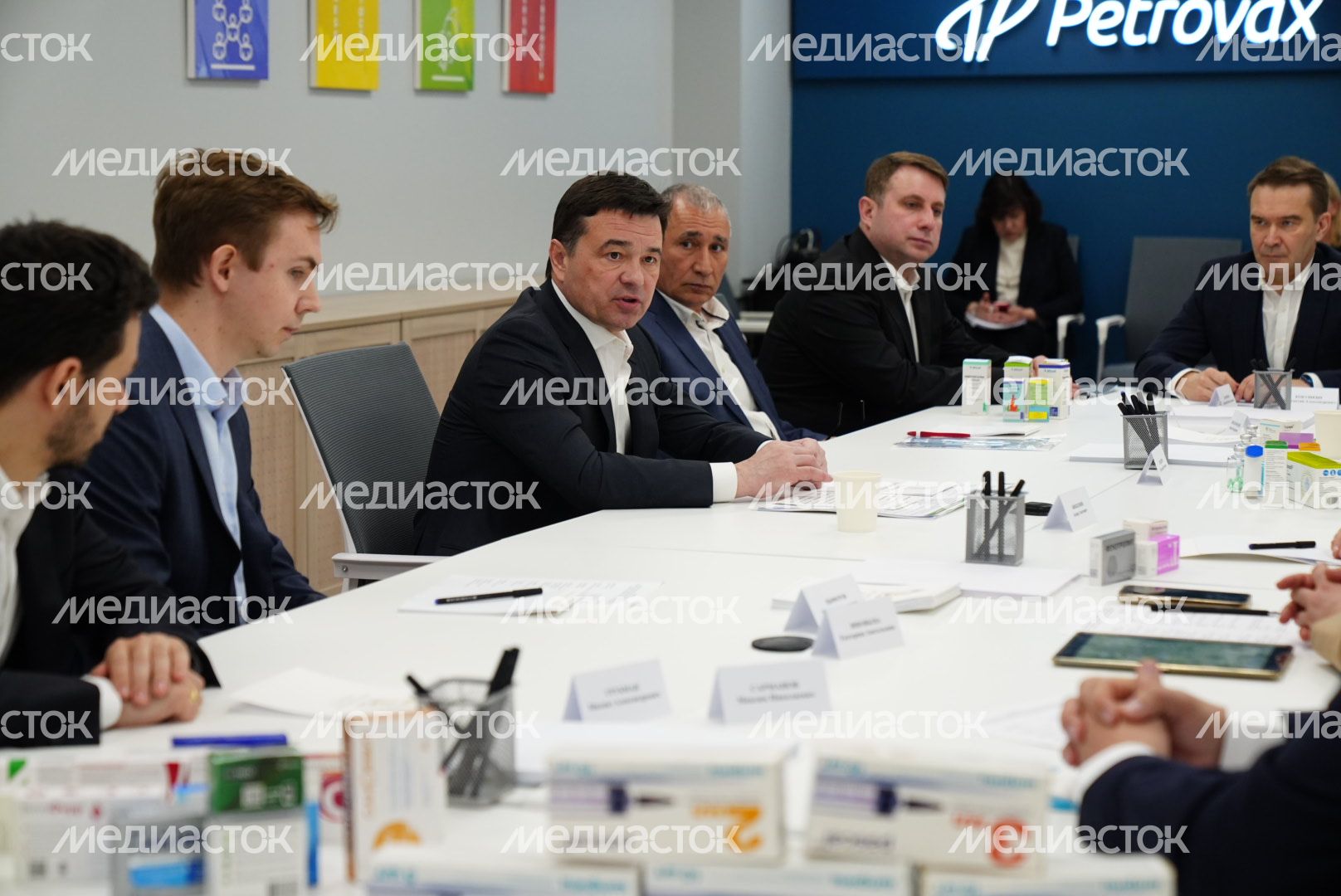 Встреча губернатора с фармпроизводителями Подмосковья