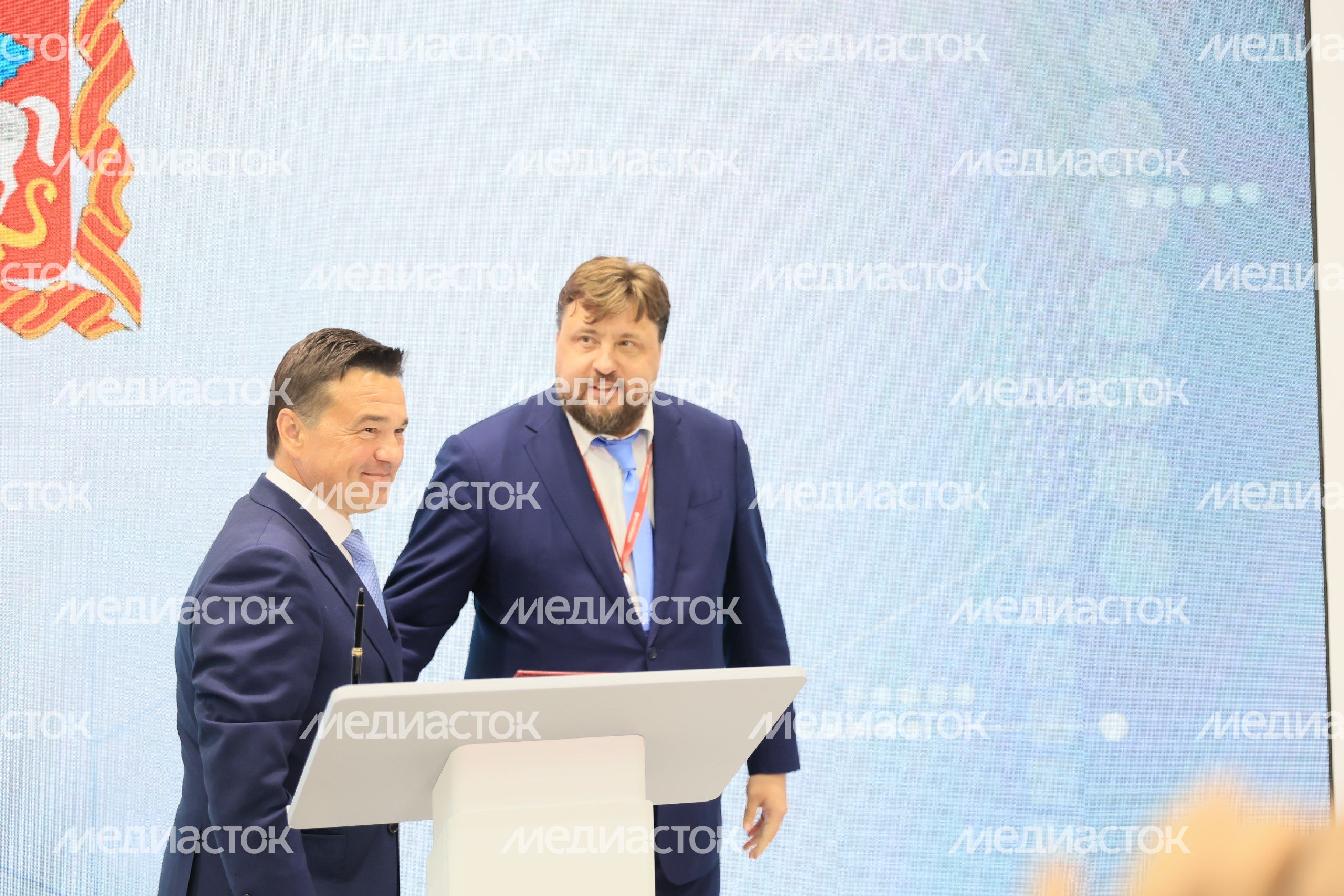 Встреча Губернатора Подмосковья Андрея Воробьева с генеральным директором АО «Росагролизинг» Павлом Косовым
